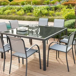 Silla PIAZZA galet y graphite