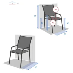 Silla PIAZZA lino y tonka