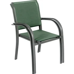 Silla PIAZZA verde oliva y graphite