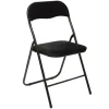 Silla Plegable C/Asiento De Terciopelo