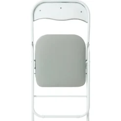 Silla plegable con asiento gris