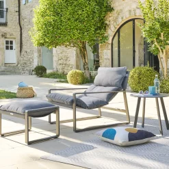 Silla relax LAMBINIO gris grafito