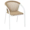 Silla RIU miel y blanco