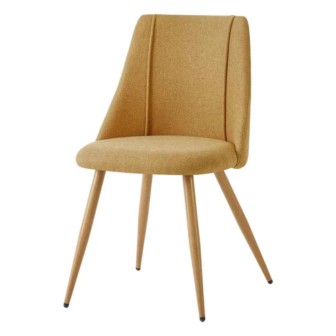 Silla SAKURA de tejido amarillo