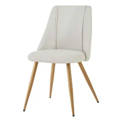 Silla SAKURA de tejido beige