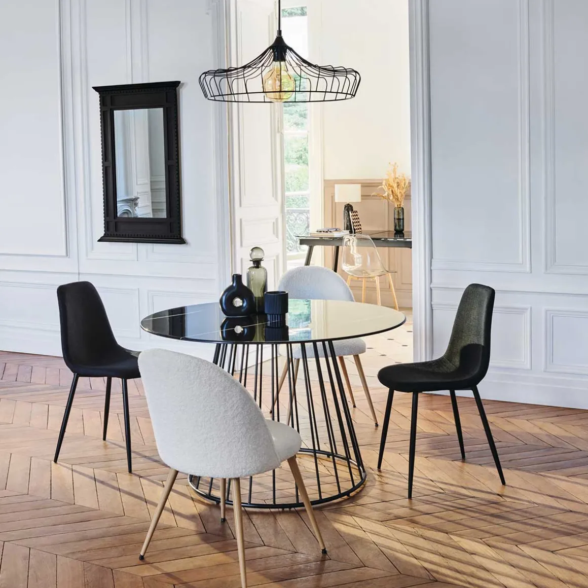 Silla Slano Bouclee Blanco 54x52x84Cm