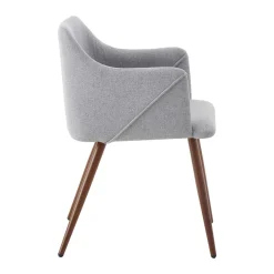 Sillón ALDRIDGE de tejido gris