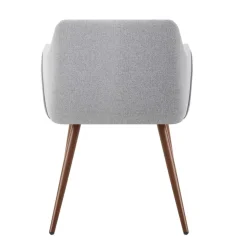 Sillón ALDRIDGE de tejido gris