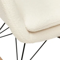 Sillón Balancín Blanco 65x80x83Cm