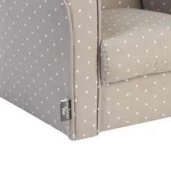 Sillón Clásico Gris Pardo 50x39x44Cm