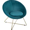 Sillón Evan Azul 76x67x73