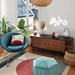 Sillón Evan Azul 76x67x73