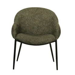 Sillón PRIENE de tejido verde