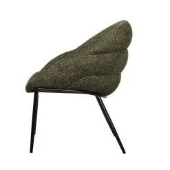 Sillón PRIENE de tejido verde