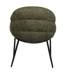 Sillón PRIENE de tejido verde