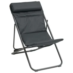 Sillón relax JUBBA antracita y gris grafito