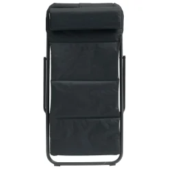 Sillón relax JUBBA antracita y gris grafito