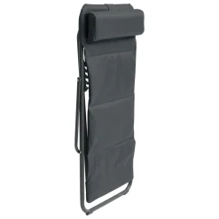 Sillón relax JUBBA antracita y gris grafito