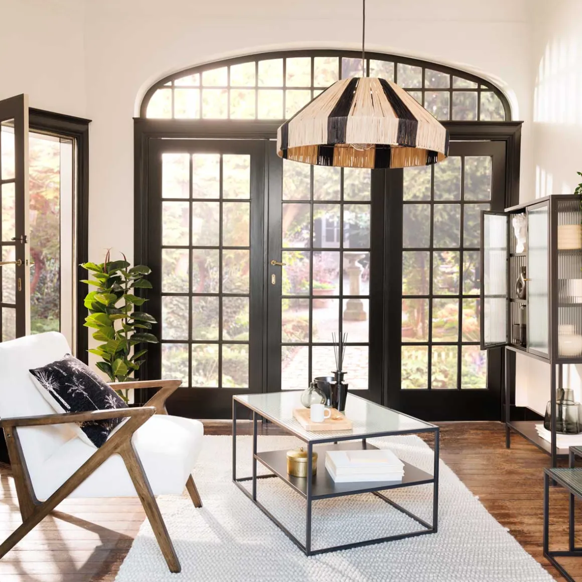 Sillón Tela Color Crudo 81.5x75x67.5Cm