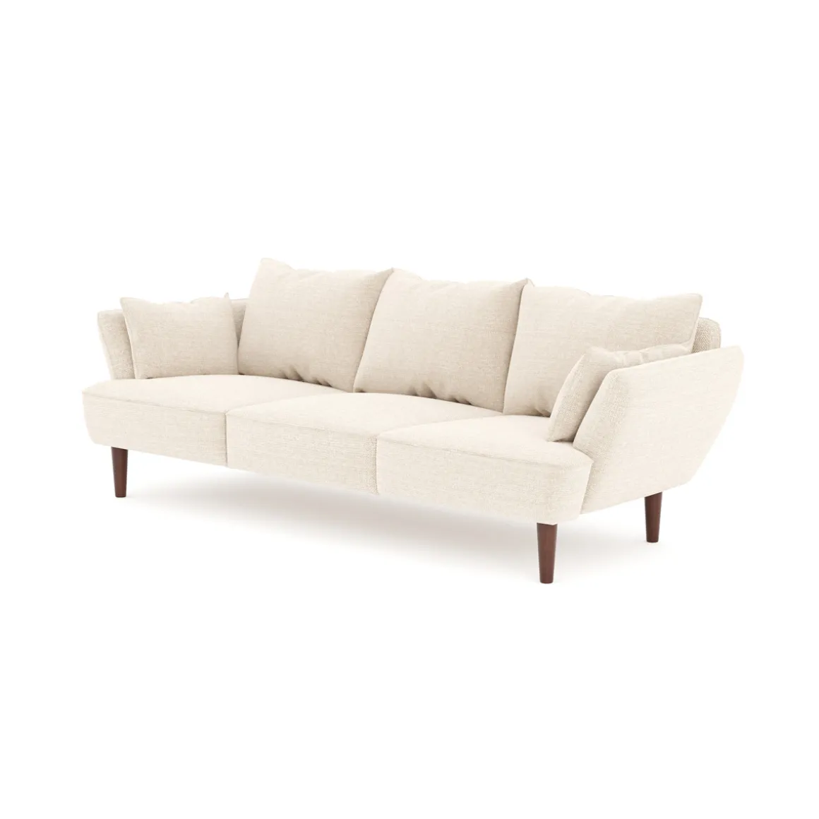 Sofá Bruges 3 Plazas Beige 225x99x82Cm