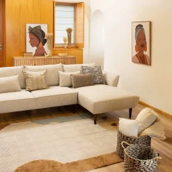 Sofá Bruges Beige Con Chaise Longue