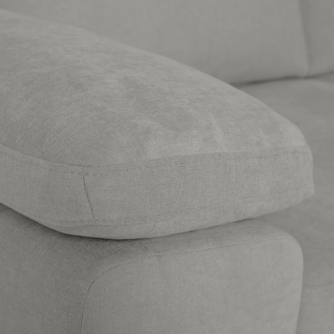 Sofá cama DRESDEN con arcón y chaise longue beige