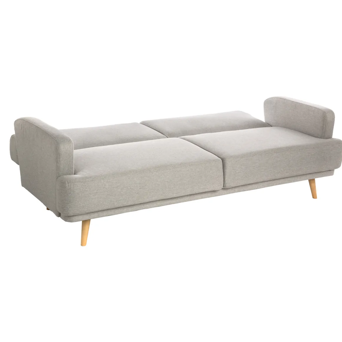 Sofá cama JACK gris claro de tejido