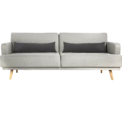 Sofá cama JACK gris claro de tejido