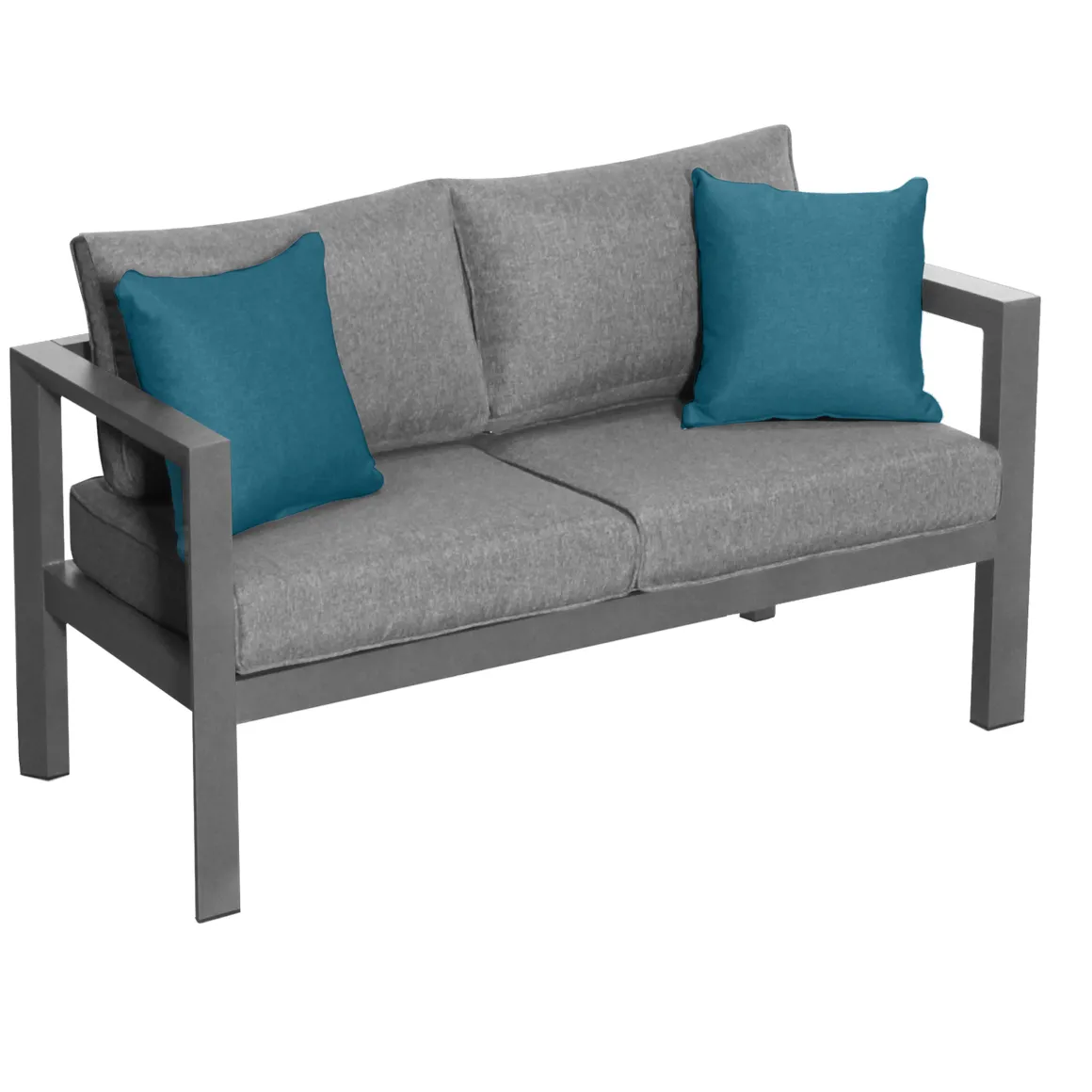 Sofá Evasion Gris Grafito 2 Plazas