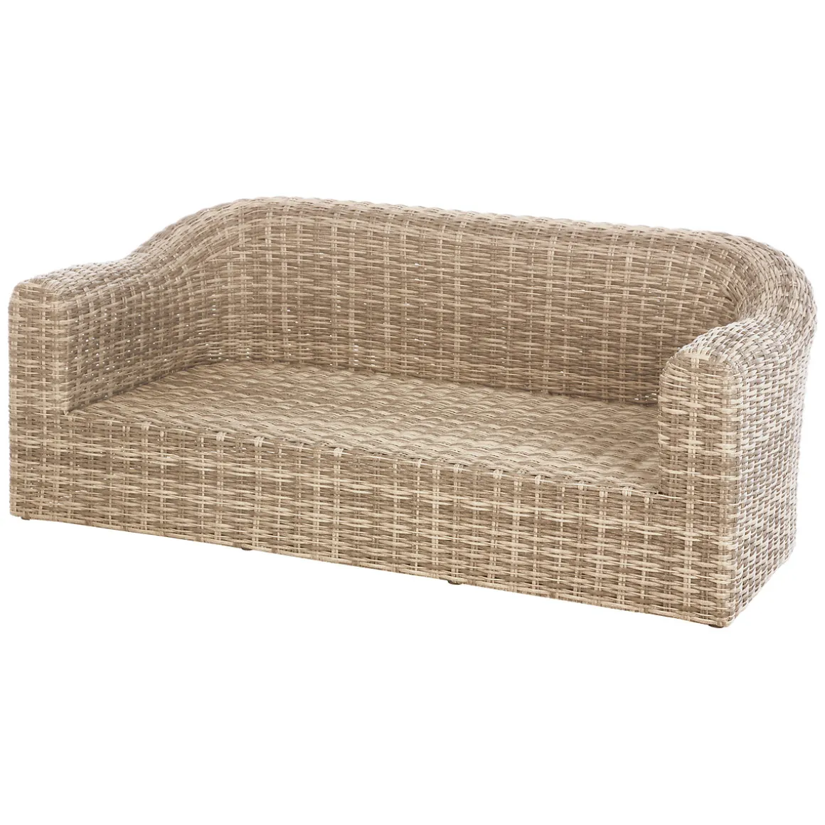 Sofá MOORÉA savana de ratán sintético 3 plazas