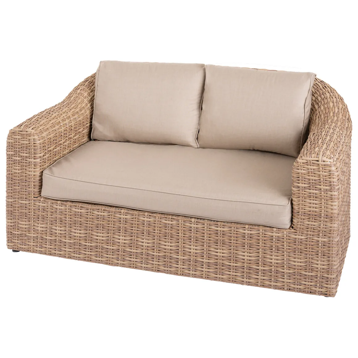 Sofá MOORÉA savana de ratán sintético 2 plazas