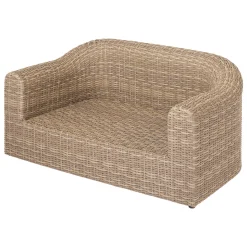 Sofá MOORÉA savana de ratán sintético 2 plazas