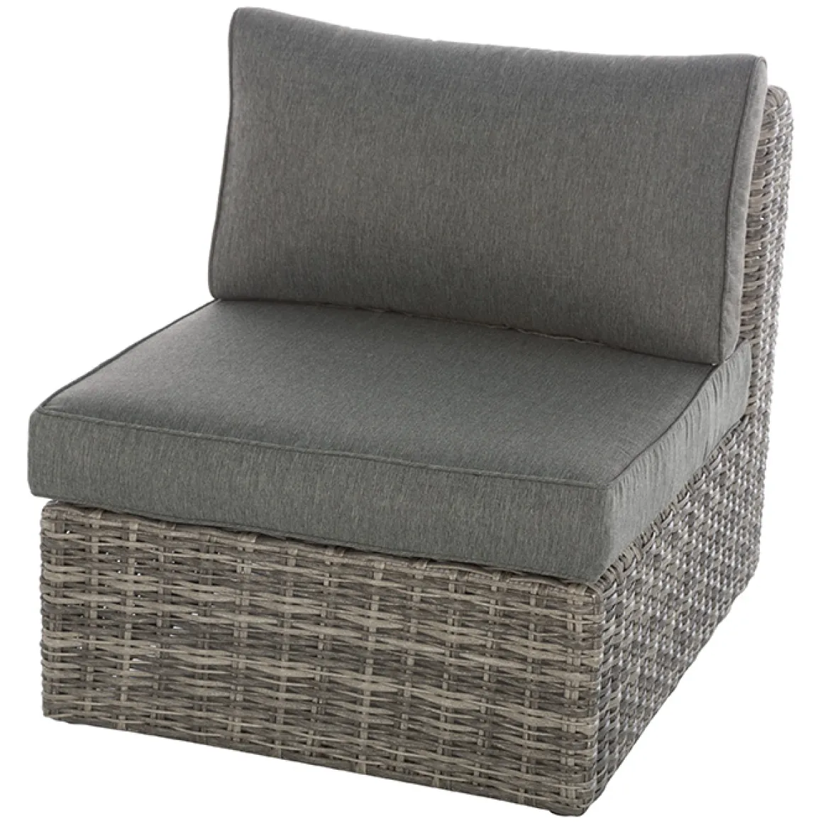 Sofá MOORÉA terre d'ombre de ratán sintético