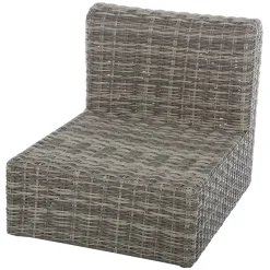 Sofá MOORÉA terre d'ombre de ratán sintético