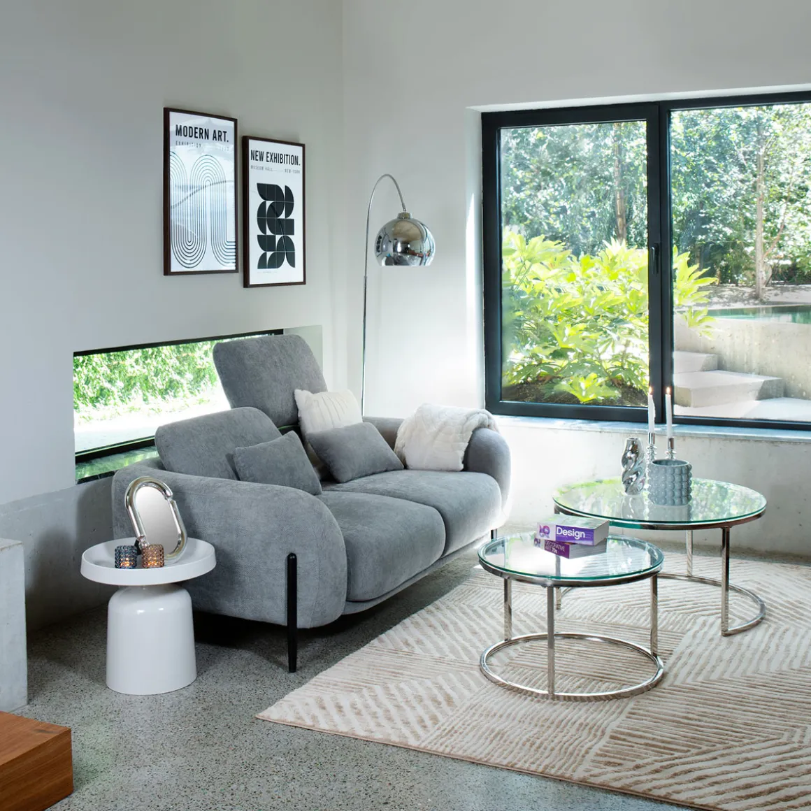 Sofá THIS gris 2 plazas