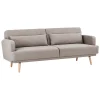 Sofa cama JACK beige de tejido