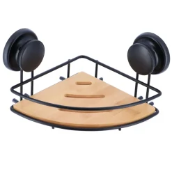 Soporte De Esquina C/Ventosas Metálicas