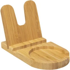 Soporte para cuchara y tapa de cocina de Bambú