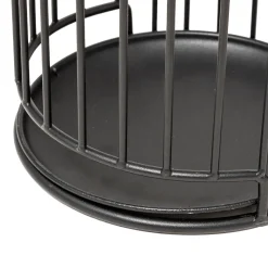 Soporte para paraguas de metal negro METTY