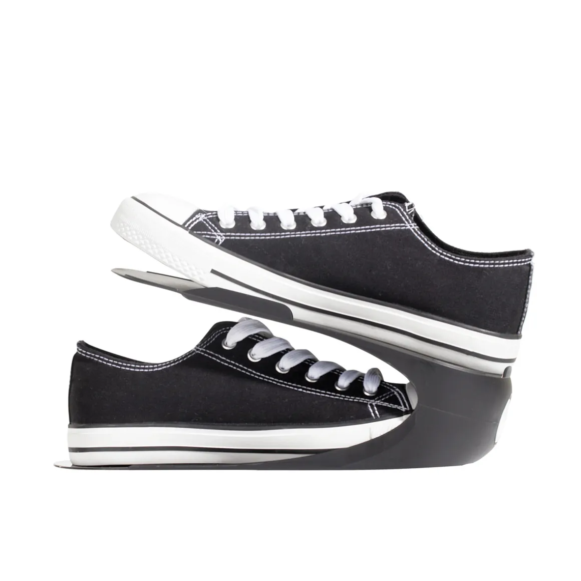 Soporte para zapatos negro