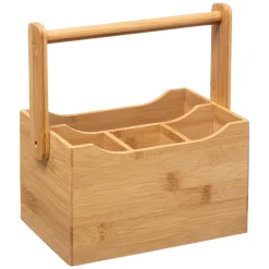 Soporte P/Cubiertos C/Asa 22x16.5x13Cm