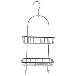 Soporte/Estante Ducha De Metal Cromado