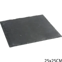 Tabla Cuadrada De Losa De Roca 25x25Cm
