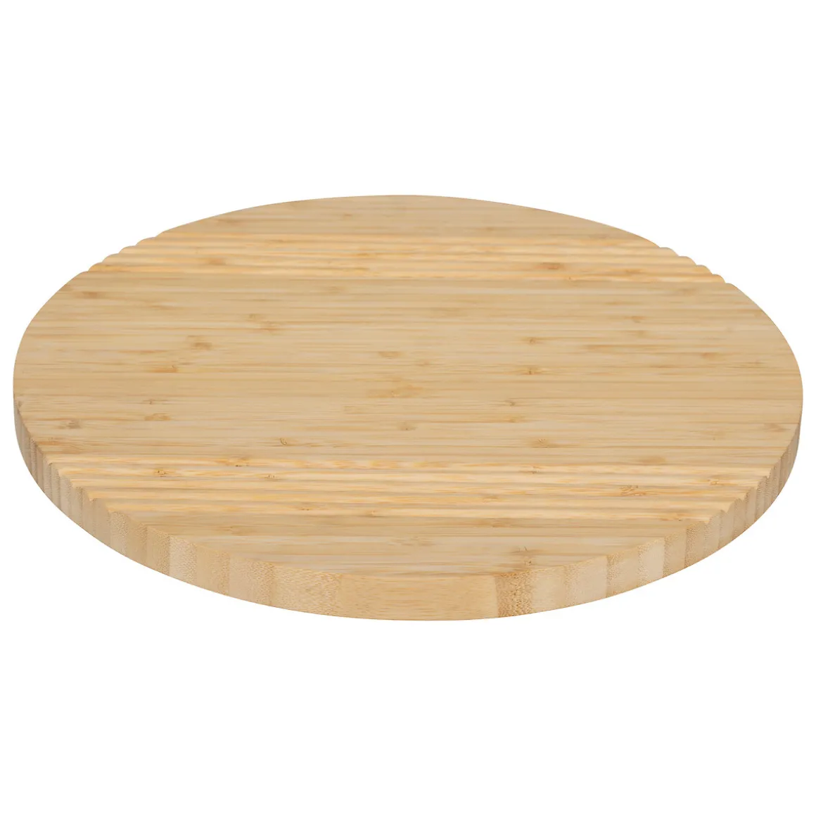 Tabla giratoria beige de bambú 35cm