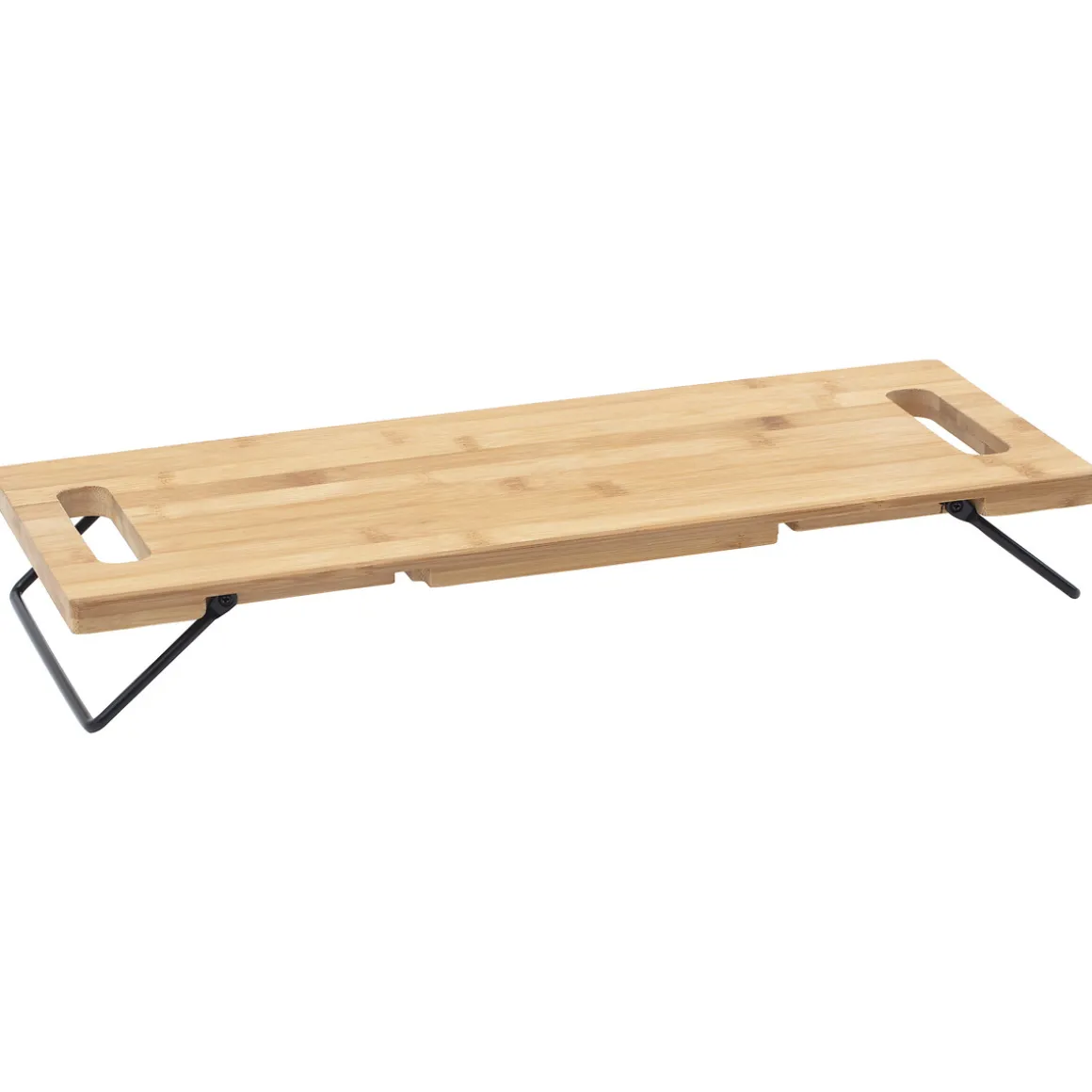 Tabla para aperitivos con patas beige de bambú