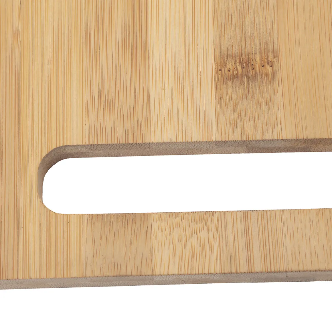 Tabla para aperitivos con patas beige de bambú