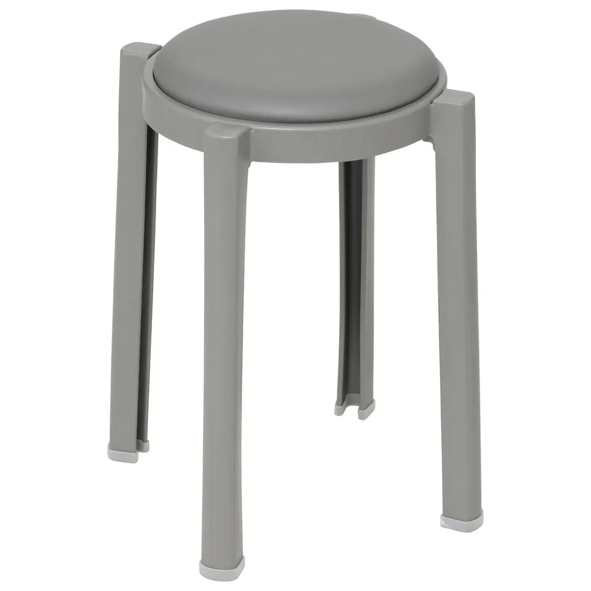 Taburete apilable PLASTA gris