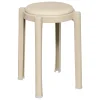 Taburete apilable PLASTA beige