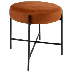Taburete Arty Ámbar De Terciopelo