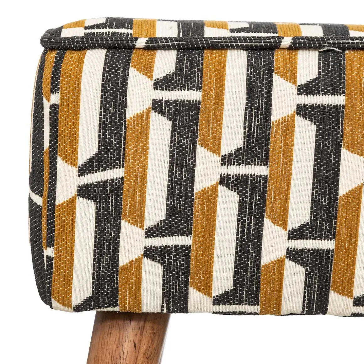 Taburete CHIARA de tejido decorado